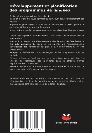 Développement et planification des programmes de langues